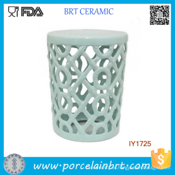 Elegante cerámica lámpara-chimenea titular de la vela decoración para el hogar